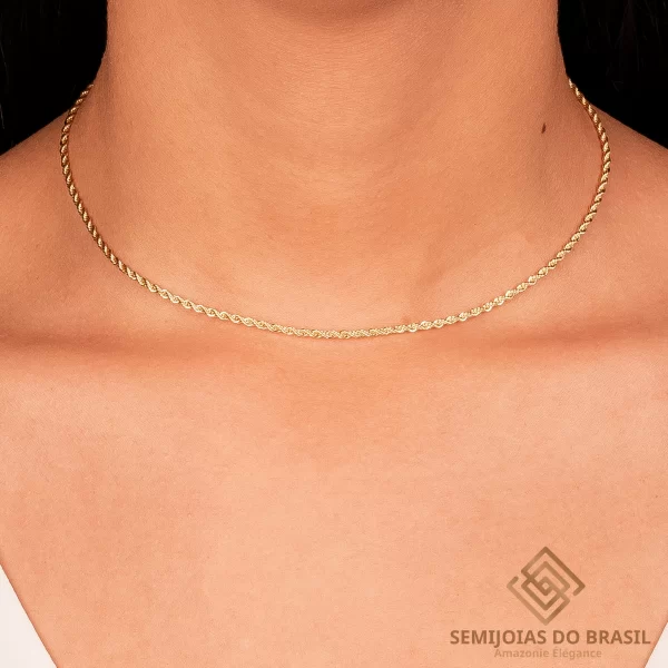 Choker Semijoia