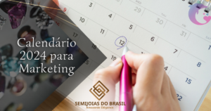 Calendário 2024 para Marketing moda