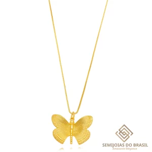 Colar Borboleta Dourado