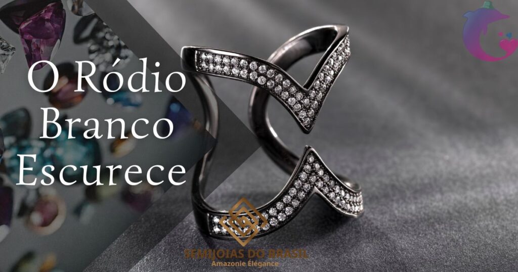 o rodio branco escurece