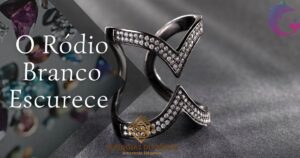 o rodio branco escurece
